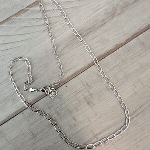 Kendra Scott Merrick Necklace Vintage Silver